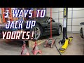 How to Properly Jack up a C5 or C6 Corvette (Several Methods)