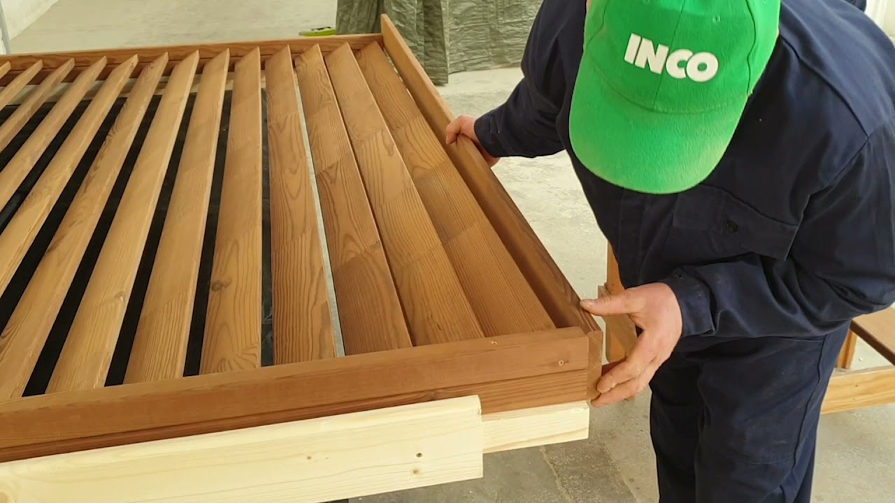 Asamblare plasa gard din pin termotratat