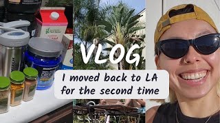 I MOVED BACK TO LA - views, feelings, thoughts, workouts, wellness haul + shots, poolside, asmr eggs