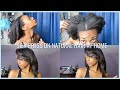 how to: silk press on type 4 natural hair at home | curly to straight | no frizz | Ilese Rose