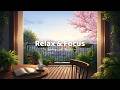Golden Hour Balcony Lofi 🌸 🌅 | Calm Spring Lofi Beats for Focus &amp; Relax