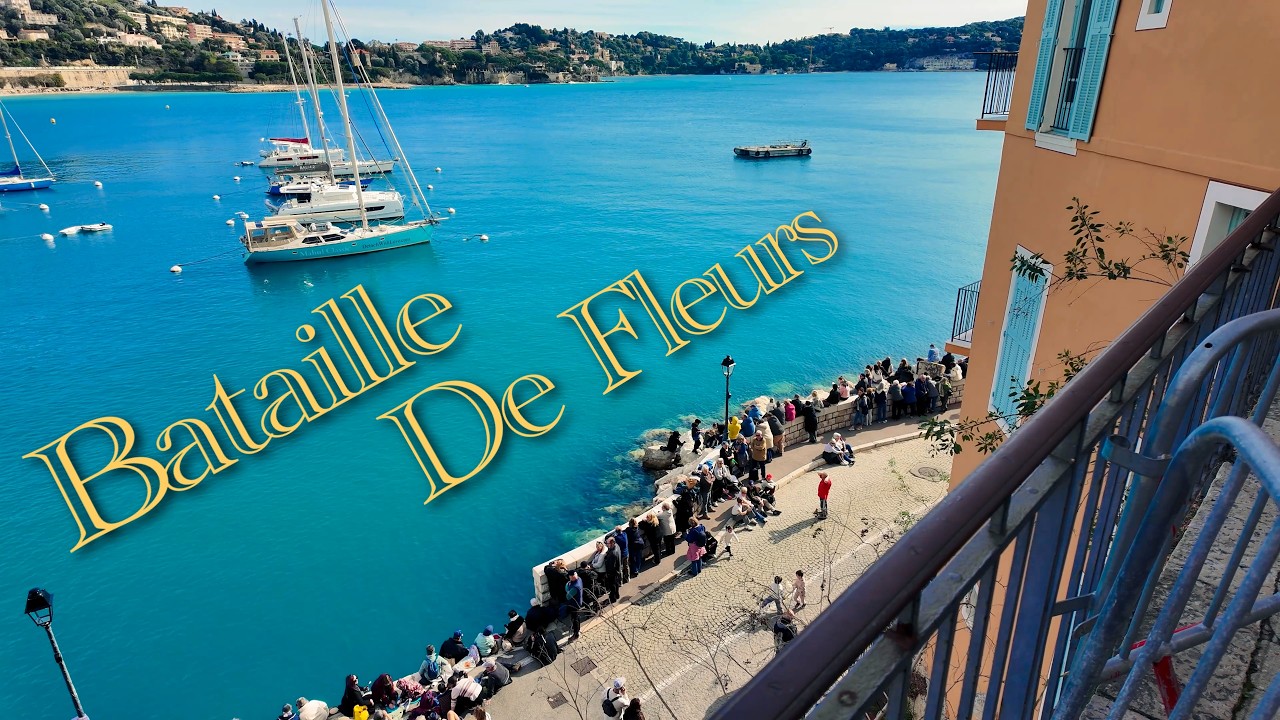 The Bataille de Fleurs - The Flower Parade of Ville Franche sur Mer
