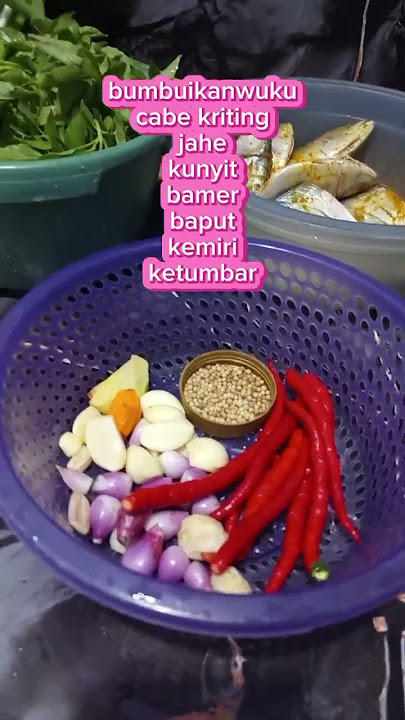 masak ikan kembung wuku & sayur kenjer campur tempe