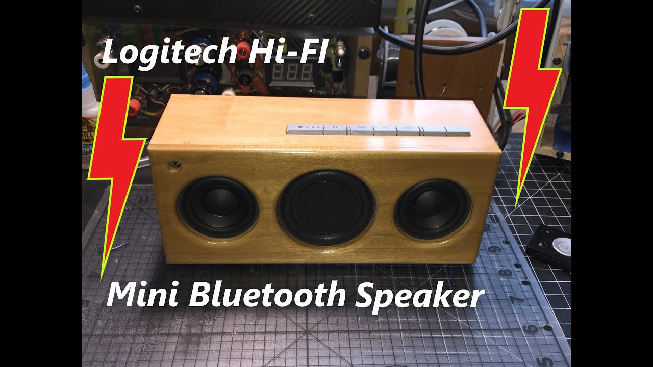 DIY Mini Bluetooth Speaker Logitech Pure Fi Anywhere 2 Rebuild