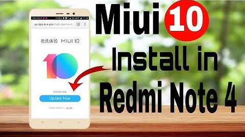 Miui 10 install in Redmi Note 4 Beta version by Arshfortech
