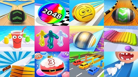 Going Ball || Juice Run || Shape Shifting || Marble Run - All Level Mobile Gameplay video