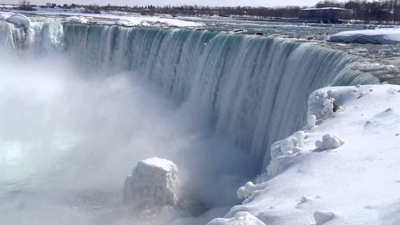 Frozen Niagara  Horseshoe Falls  YouTube