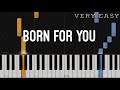 Born For You - David Pomeranz | VERY EASY Piano Tutorial