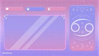 Twitch Overlay Cancer Zodiac Sign Download