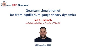 Jad C. Halimeh - Quantum simulation of far-from-equilibrium gauge-theory dynamics