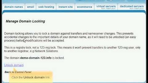 123reg.co.uk Preparing a domain for transfer by Host4Go Tutorials