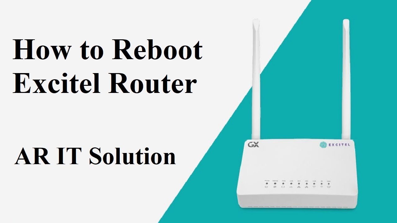 How to Reboot Excitel Router YouTube
