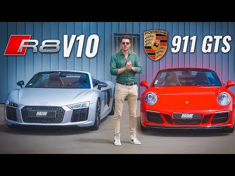 Essai R8 V10 vs 911 GTS! Quel meilleur cabriolet pour l'été ?