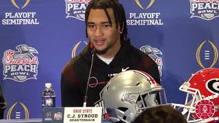 Ohio State&#39;s Kevin Wilson, C.J. Stroud and Emeka Egbuka Peach Bowl Full Press Conference