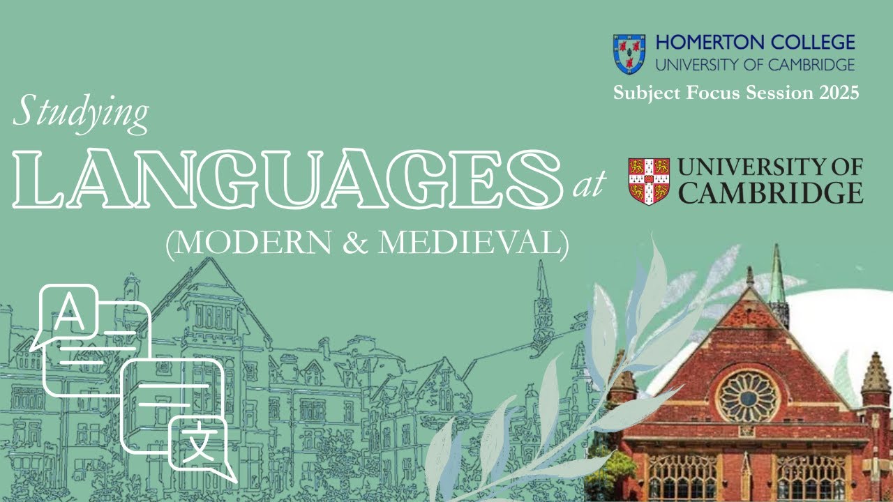 Studying Modern & Medieval Languages at the University of Cambridge: Subject Focus Session 2025