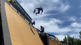 Behind the Scenes at X Games (Insane Tre Flip Fakie)