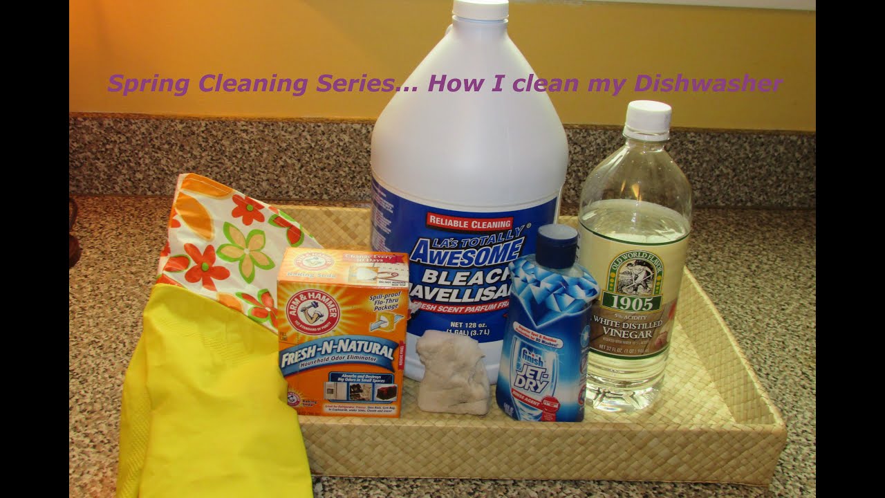Spring Cleaning Series How I clean my diswasher YouTube