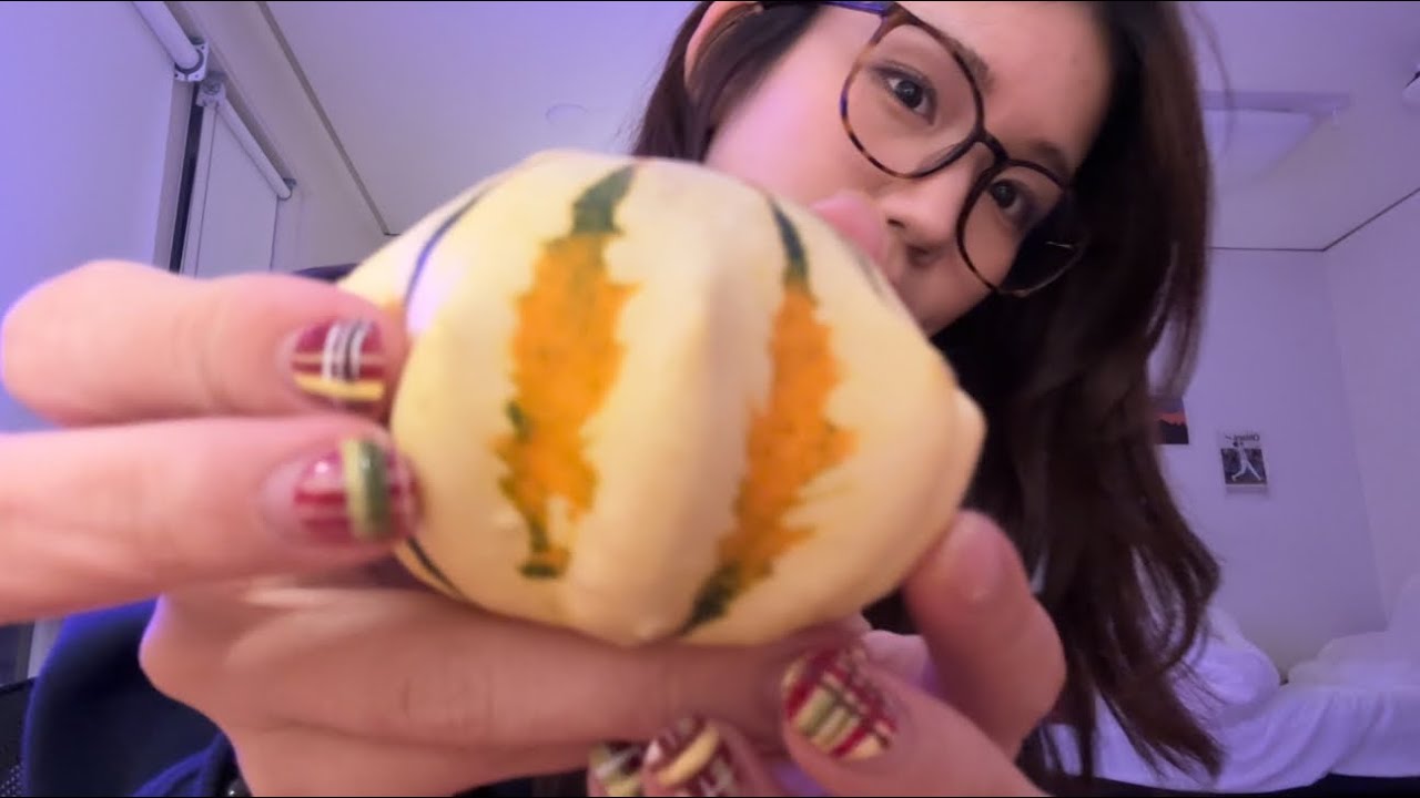 ASMR gourds 🎃 | lofi tapping and whispering 