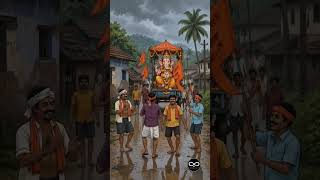 Ganapathi Gajanana Folk song #ytshorts #trending #folk #new #ganapathi #dj