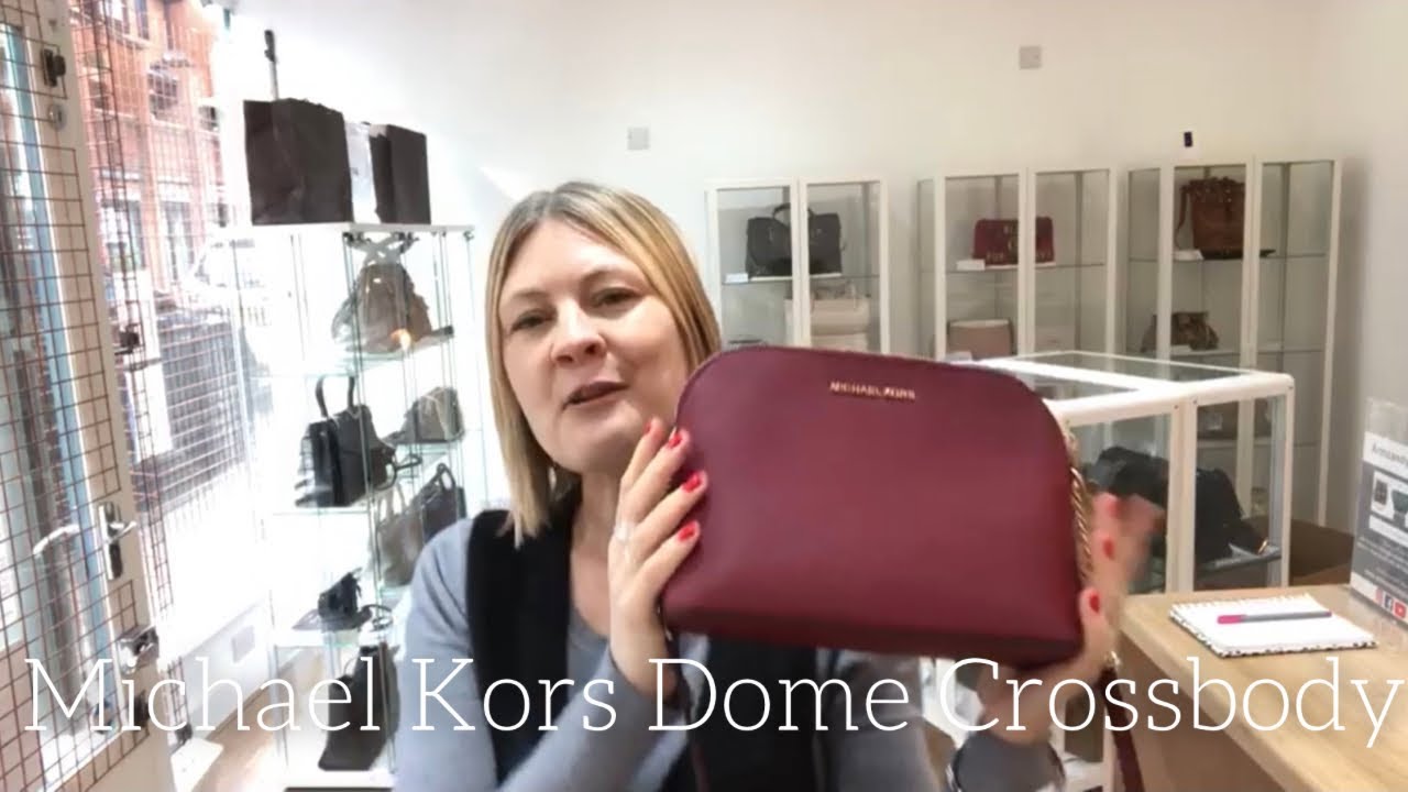 Michael Kors Dome Crossbody Review - YouTube