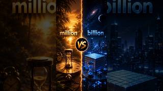 মিলিয়ন আর বিলিয়নের পার্থক্যটা কত বড়? #million #billion #facts #science #time #mindblowing