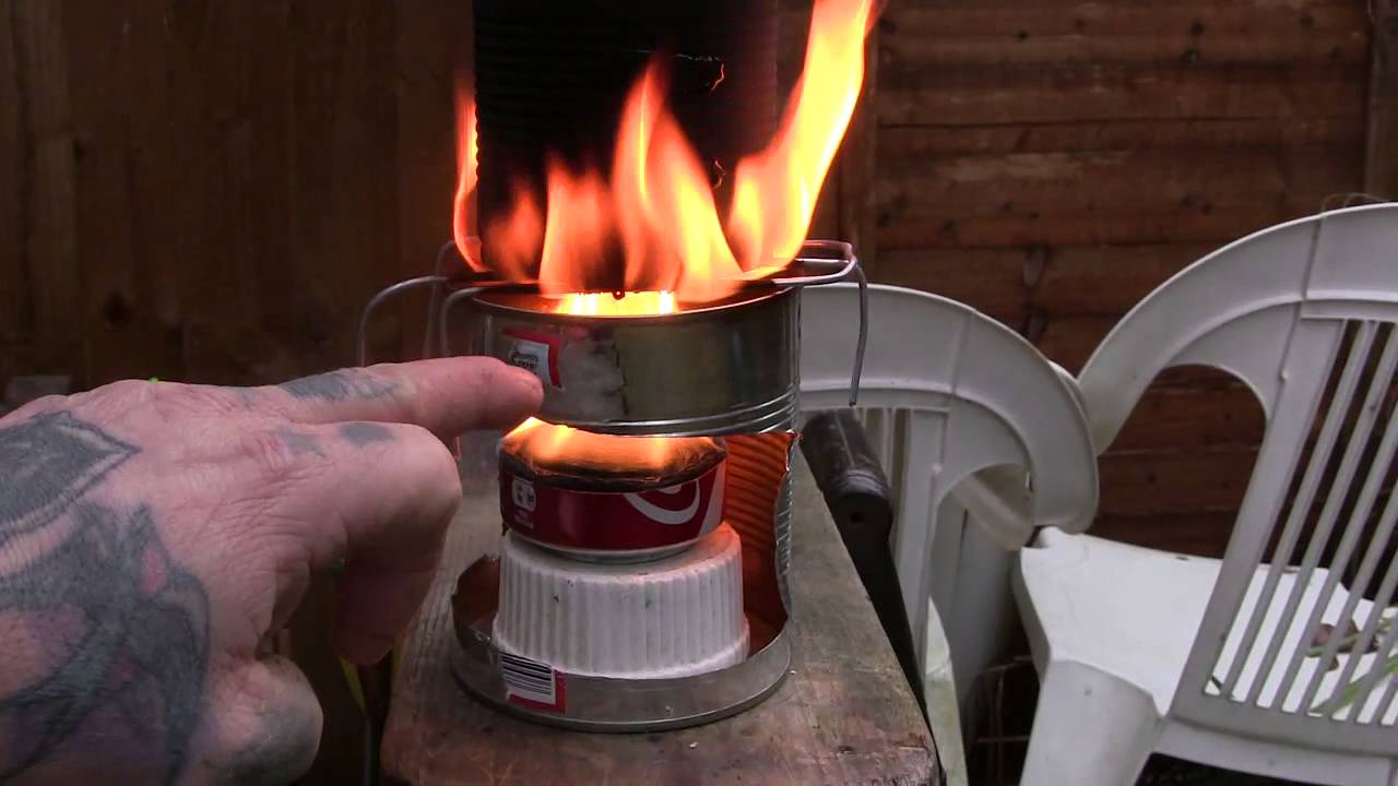 Bushcraft Cooking Boiling Water with a Cardboard Candle YouTube