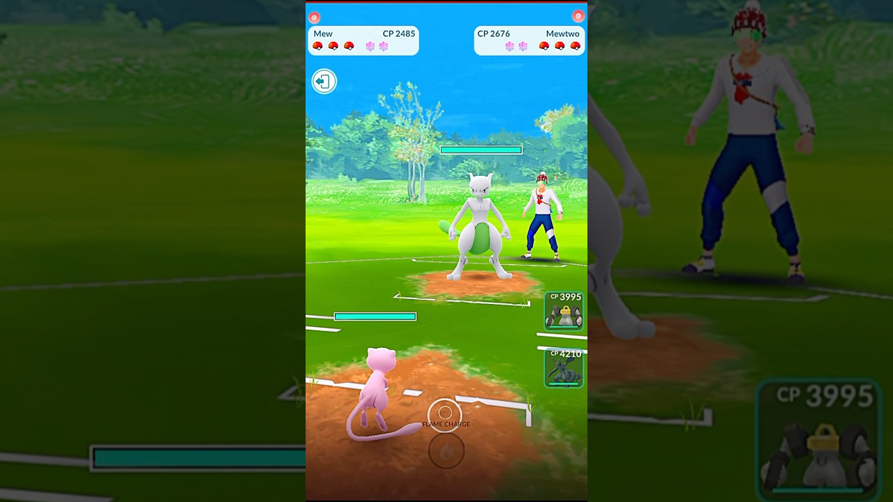 ✨Shiny Mewtwo V/S Mew PVP Psychic Form Fight in 