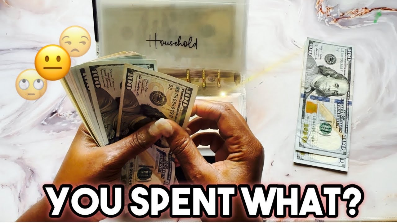 You spent what? Removing cash from sinking funds! Mini bill swap too.