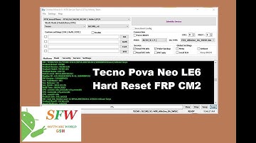 Tecno Pova Neo LE6 Hard Reset FRP CM2