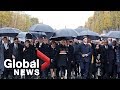 Paris ceremony marks 100th anniversary of the end of WWI