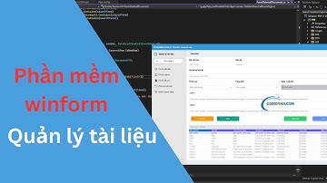 Demo phần mềm quản lý Tài liệu văn bản - code bằng winform C#