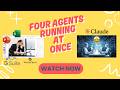 I Ran 4 Claude AI Agents at the Same Time — Here's What Happened