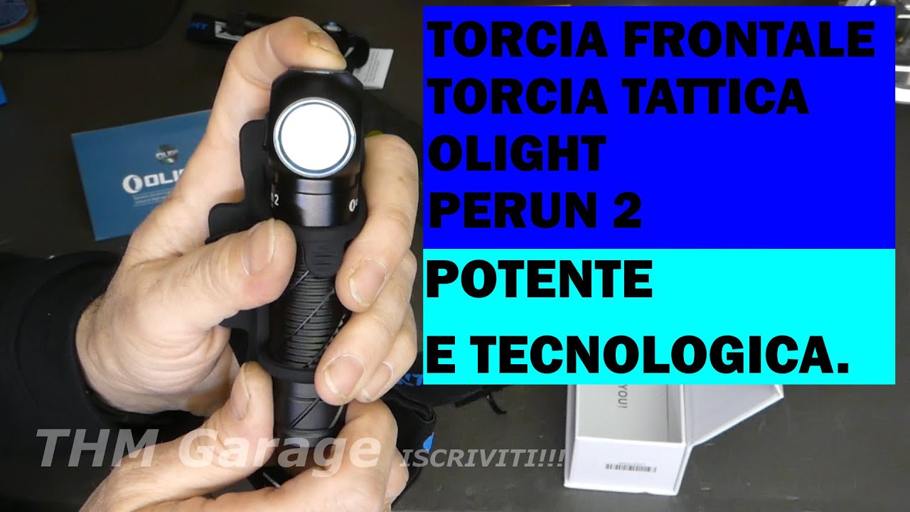 TORCIA FRONTALE TORCIA TATTICA Olight Perun 2: recensione e test 