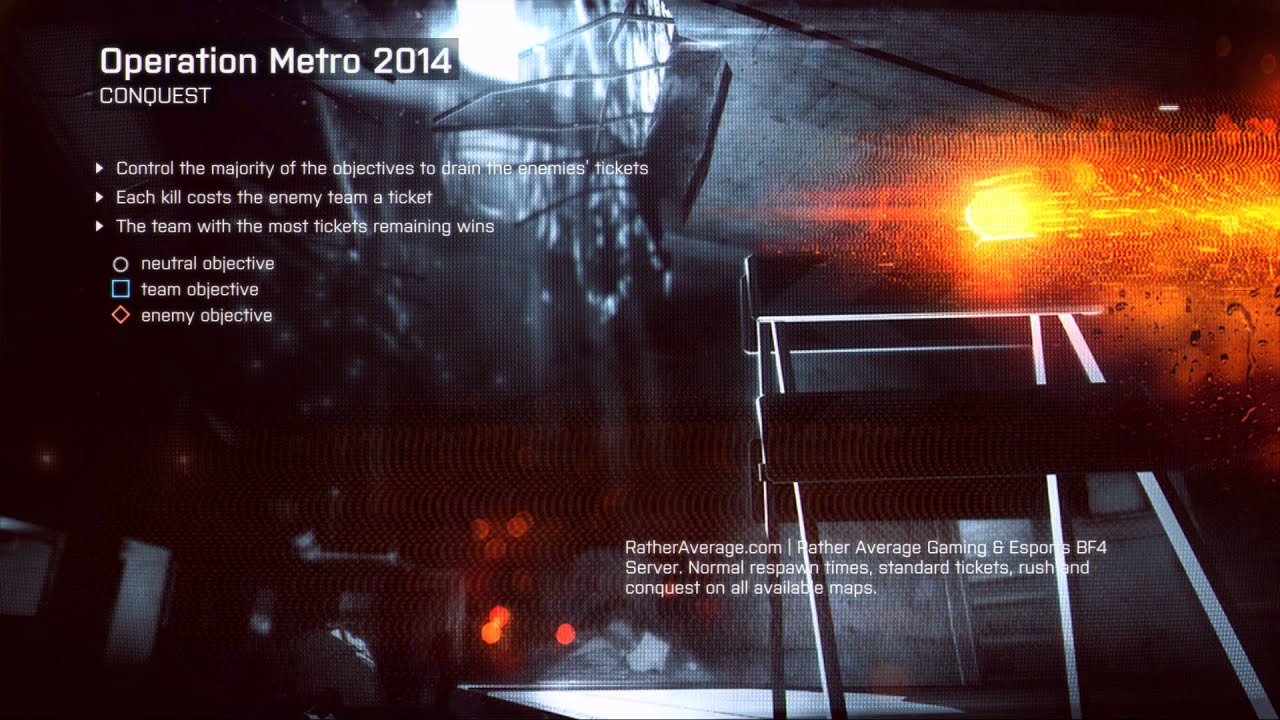 Battlefield 4 - Second Assault - Operation Metro 2014 - Loading Screen