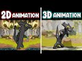 Toothless Dancing Meme 3D Animation VS 2D Animation