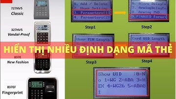 Hướng dẫn thiết lập định dạng thẻ trên Soyal AR-837EF, AR-837E, AR-821EF, AR327H, AR-829E, AR-727H