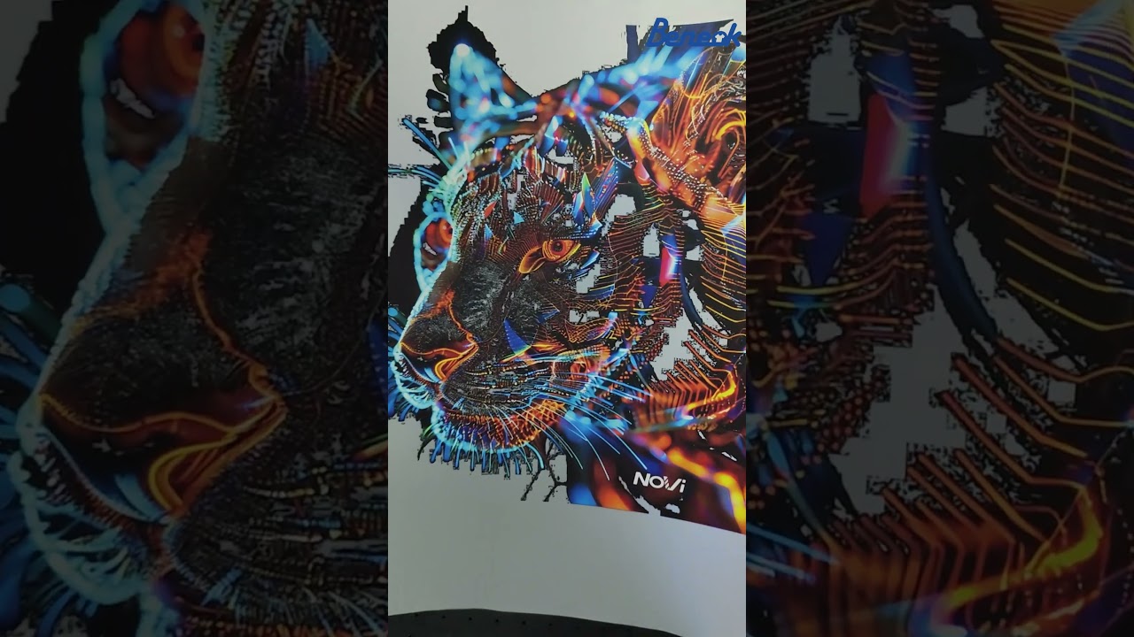 DTGF 450 Pro PET film sample display.  