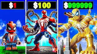 $1 to $1,000,000 LEGO Spiderman in GTA 5 RP