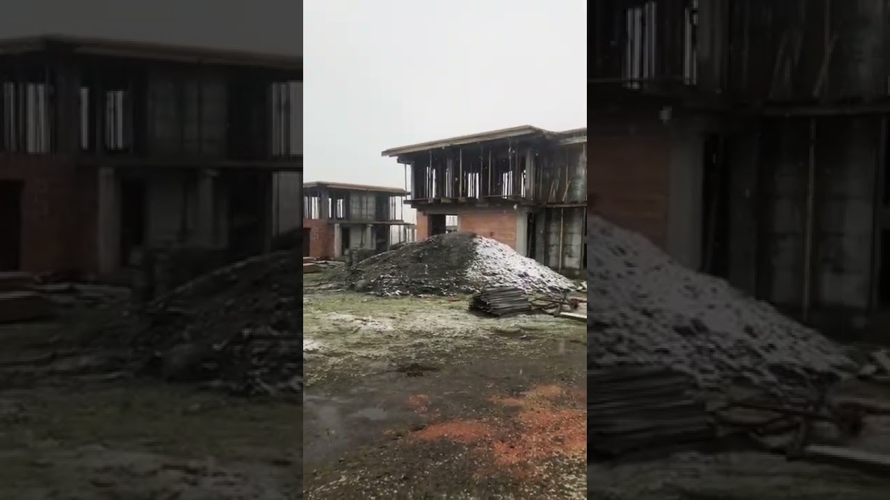 Зима в Болгарии. Бургас, Сарафово.