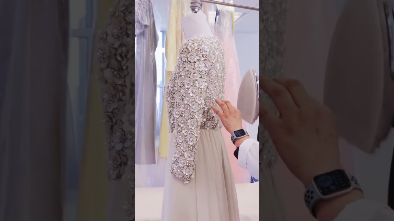 Jane Fonda | Embroidered Gown| Fashion Business Voices | Fashion Style Haute Couture 