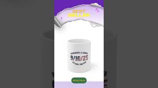 9/10/25 Remember &amp; Honor Mug | Never Surrender, American Flag Charlie Kirk Remembrance
