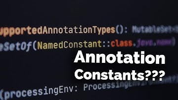 Kotlin Annotation Generated Constants - ConstantK