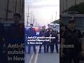 Anti-ICE protesters clash with police outside New Jersey detention center