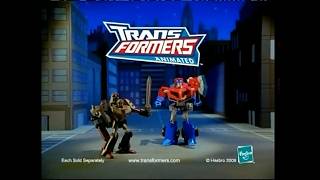 Transformers Animated Roll Out Command Optimus Prime / Leader Megatron Commercial