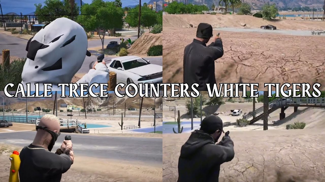 Calle Trece counters White Tigers doing a transport | MULTI POV | Prodigy 2.6 | GTA