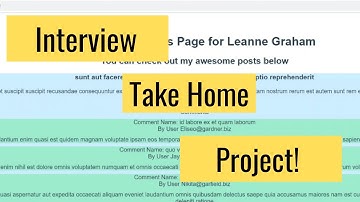 Interview take home project Vue