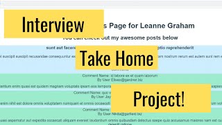 Interview take home project Vue