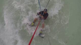 Kitesurfing Nightmare: kiteloop gone wrong my testicles pay the price!! nearly passed out.