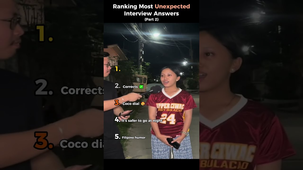 Ranking Most Unexpected Interview Answers