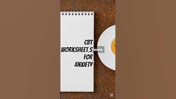 CBT Worksheets for Managing Anxiety (Proven Tools) #cbt #anxietyrelief #mentalhealthworksheets